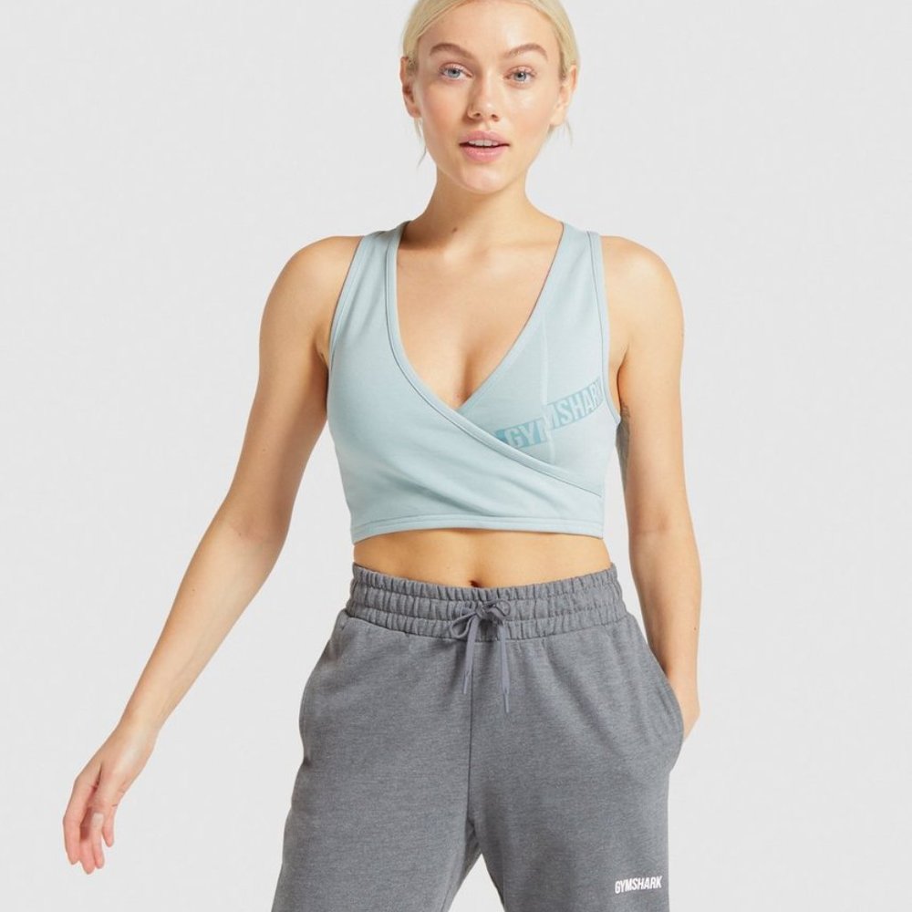 Gymshark Rewind Bralette in Light Green - Small